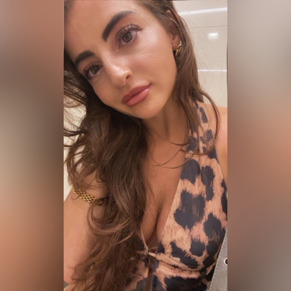 Edikted Zena Leopard Backless Top - Picture 7 of 7